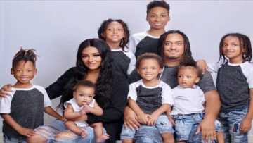 Lady announces she's pregnant with 9th baby boy & causes stir online