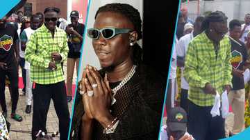 Stonebwoy dances to Borborbor as he receives hero's welcome at TV3