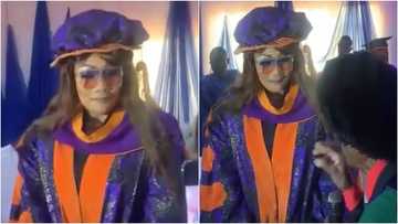 Nigerian actress Eucharia Anunobi bags doctorate degree; massive congratulatory messages pour out