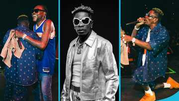 Shatta Wale says he bought Louis Vuitton outfit for $15k, checks proves its cheaper, photos