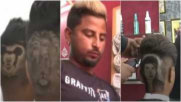 Barber brothers stun many as they draw Michael Jackson, other images on customers' heads in cute video