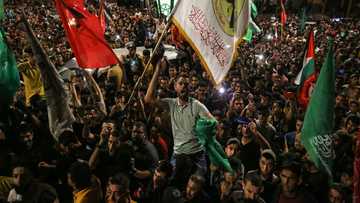 Photos Show Celebrations in Gaza as Israel & Hamas Peace Agreement Begins