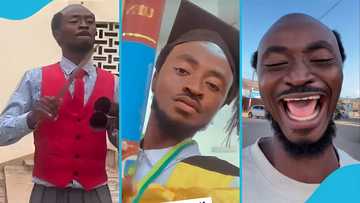 Ghanaian student recreates Cristiano Ronaldo's iconic goal celebration at his university graduation