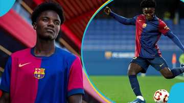 Barcelona honours Ghanaian defender on his 19th birthday with a Catalan greeting