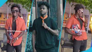 Kuami Eugene's lookalike grabs attention as he gives fire moves at a Kasapreko event in video