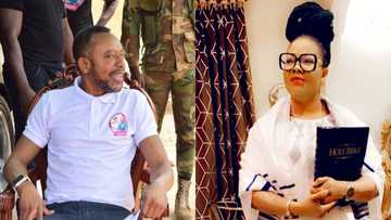 Owusu Bempah goes physical in beef Nana Agradaa; storms her house with macho men in new video