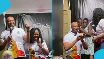 Achimota love: Ghanaian man who met his wife in SHS proposes again after 25 years together
