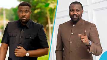 John Dumelo plays basketball with Ayawaso West Wuogon residents as part of door-to-door campaign