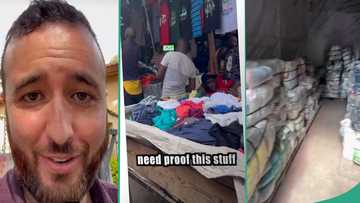 "Information has been leaked": Obroni man exposes how donated US clothes are sold in Africa