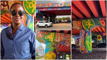 'Art for All': Creative Arts Agency unveils phase 3 at Burma Camp-Giffard overhead in Accra; folks react to video
