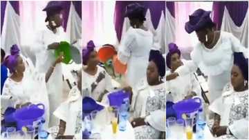 You must bless me - Lady snatches item from woman who ignored her whilst sharing at party
