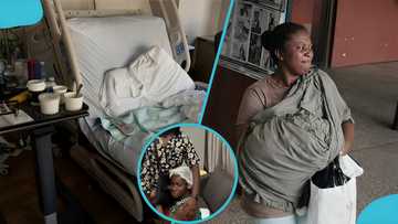 Man goes off on Mamprobi Polyclinic management after baby was taken by a clone in nurse uniform, video