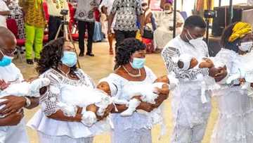 Miracle babies: Ghanaian couple give birth to quintuplets after 8 years of childlessness at Tema