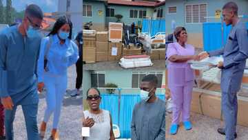 Mahama's son Sharaf donates to the hospital he was born at as he celebrates his 24th birthday; videos drop