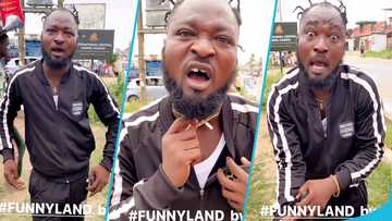 Funny Face cracks jokes from showing off his gold jewellery, funny video excites Ghanaians: "He is back"