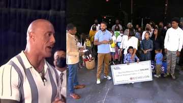 School cleaner becomes teacher in his 40s, receives gifts from US actor Dwayne Johnson
