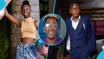 Shatta Wale flaunts his children, Cherissa and Majesty, in TikTok video: "This is how we love our kids"