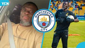 Unity Cup: Fatau Dauda vibes around Man City property in England (video)