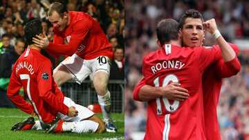 Wayne Rooney reacts to Cristiano Ronaldo's stunning return to Old Trafford