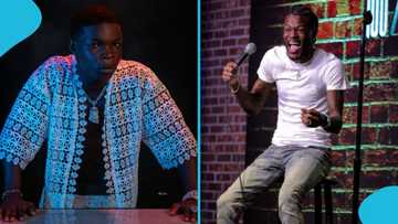 Ay Poyoo meets US Comedian DC Young Fly, hangs out with Michael Dapaah and Michael Blackson