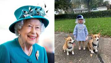 Child receives letter from Queen Elizabeth II after she dressed up like her