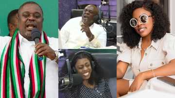 Koku Anyidoho angrily reacts as Nana Aba questions him about his wife; nearly walks out of interview (video)