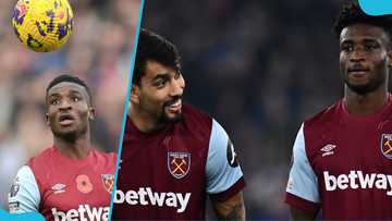 Mohammed Kudus releases new clean-cut hairdo with aboi in West Ham game