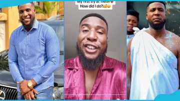 Nollywood actor Mike Uchegbu speaks heavy Twi in video, GH reacts