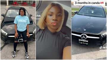 "What’s the finance payment?" Nigerian lady buys 2021 Mercedes-Benz A-Class 3 months after getting to Canada