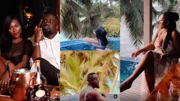 Romantic video drops as Sarkodie takes his wife on a lavish 'baecation' to celebrate her birthday