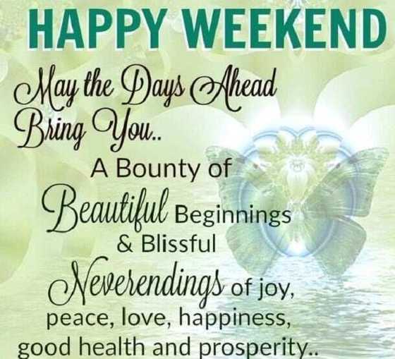 Happy weekend message, quotes, and wishes - YEN.COM.GH