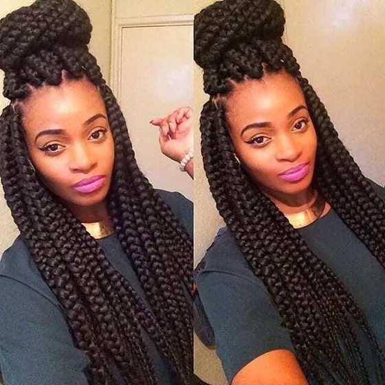 Latest loose box braids hairstyles - YEN.COM.GH