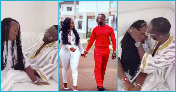 Okyeame Kwame: Rapper Presses Wife's Backside In Birthday Video With ...