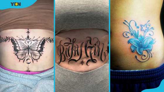 50 Unique stomach tattoos for women: Attractive designs and their ...