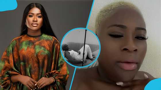 Fella Makafui cries out as she struggles with illness at home, video stirs reactions