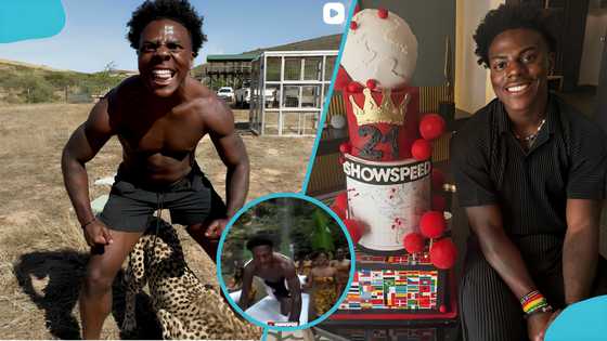 Ishowspeed Africa tour: American streamer enjoys massage from pretty Ghanaian women in Akropong
