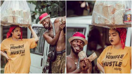 She's too fine for the role - Fans react to photos of BBNaija's Nengi as bread seller