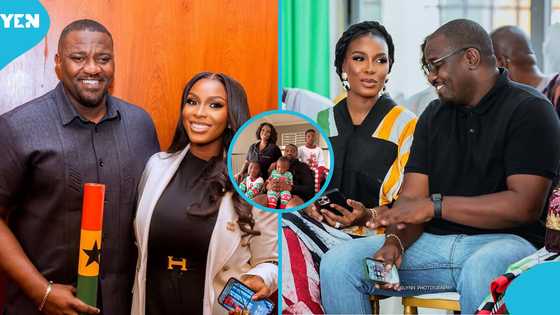 Dumelo's wife shares videos of their 3 kids on his 42nd birthday, fans wowed by resemblance