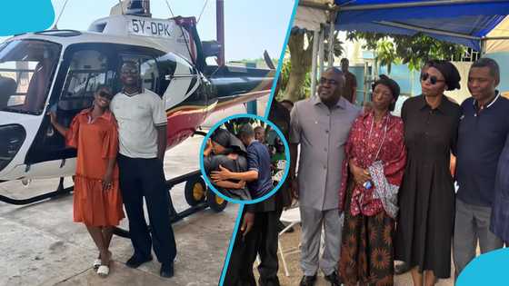 Viral video of Captain Frank Donkor's wife weeping after his death surfaces, Ghanaians pray