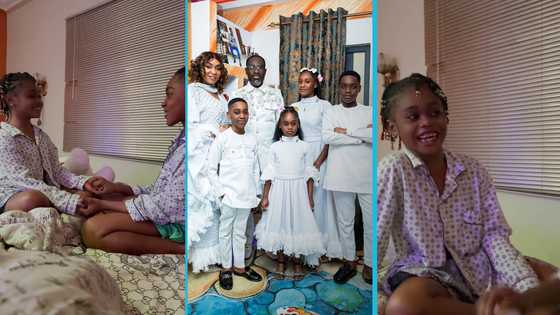 Ogyaba's daughter prays for trip to London, uses cream to ward off bad dreams, video awes many
