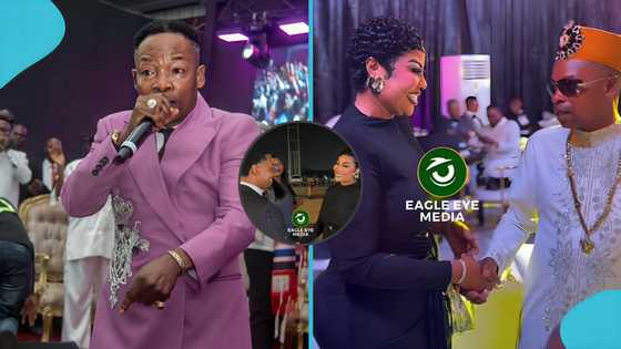 Salifu Amoako’s son makes rare appearance at lavish 60th birthday celebration