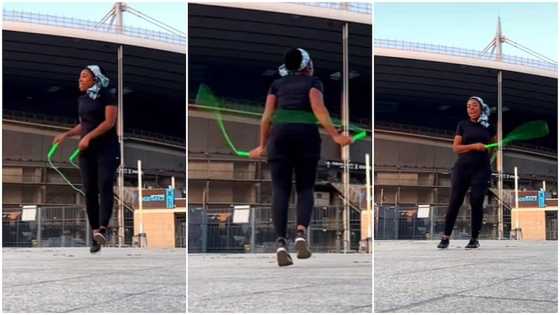 Is it that easy? Reactions as young lady dances & skips to Rema Calm Down song in viral video