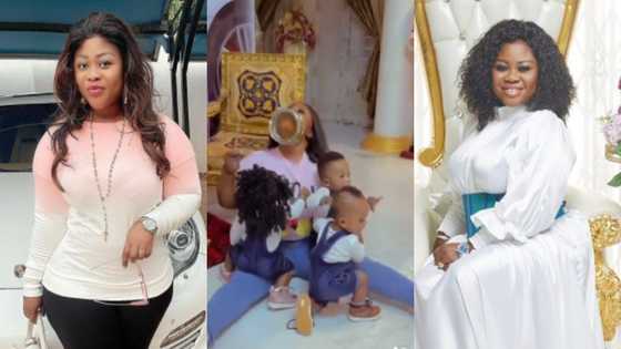 No banku for you if you don't attend Obofour's church - Bofowaa sings for triplets in new video