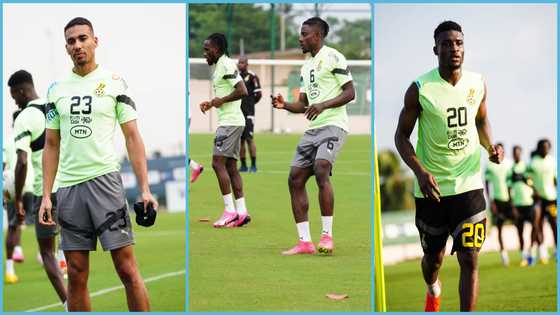 Netizens react to video of Black Stars final training ahead of game against Egypt: “Make us proud”