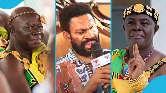 Ghanaian man calls out Dormaahene over Kofi Adoma Nwanwani's case in video: "Learn from Otumfuo"