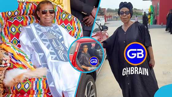 Late Apostle Kwadwo Safo Kantanka’s wife turns heads with Twi speaking car