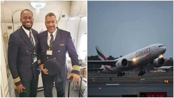 2 men make history as first all-African cockpit crew to fly an Emirates aeroplane