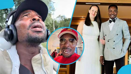 Kofi Gabs' girlfriend breaks up with him at the airport after inviting him to Romania, video stirs reactions