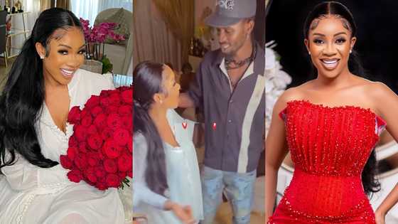 Beautiful video drops as Black Sherif surprises Serwaa Amihere, heats up her birthday celebration