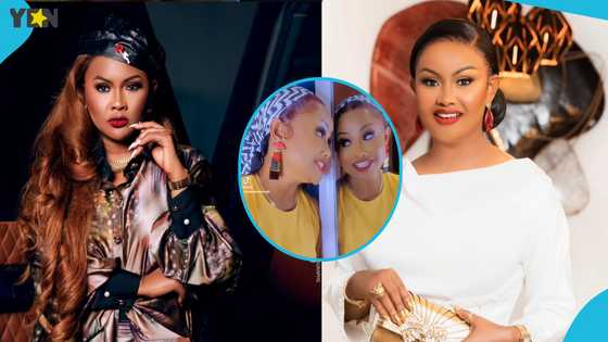 Nana Ama McBrown slays in yellow jumpsuit while jamming to Amerado's Kwaku Ananse viral song in new video
